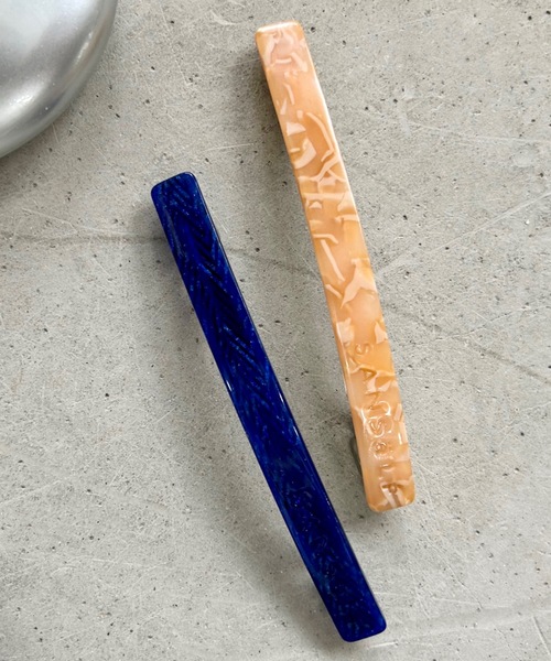 SANSeLF（サンセルフ）の「Se long hair clip【SANSeLF】sana23a005（バレッタ/ヘアクリップ・レディース・ブルー/パープル/オレンジ/ブラウン/ベージュ・FREE）」の13枚目の写真