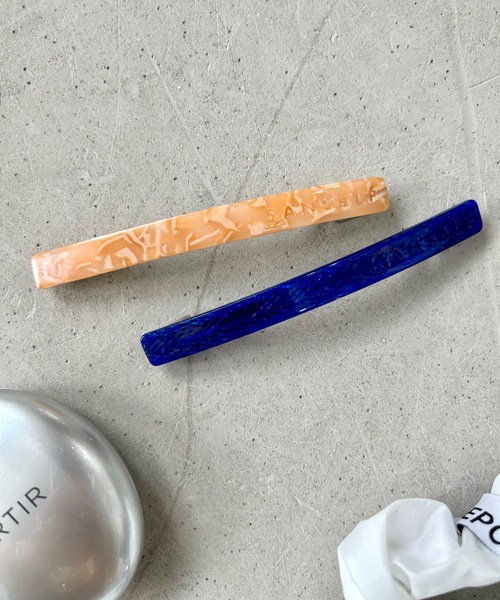 SANSeLF（サンセルフ）の「Se long hair clip【SANSeLF】sana23a005（バレッタ/ヘアクリップ・レディース・ブルー/パープル/オレンジ/ブラウン/ベージュ・FREE）」の14枚目の写真