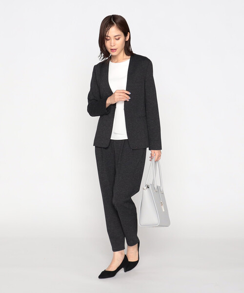 COMME CA ISM(コムサイズム)の「レイヤード風 ブラウス(シャツ/ブラウス・レディース・ホワイト・LARGE/SMALL/MEDIUM)」の4枚目の写真