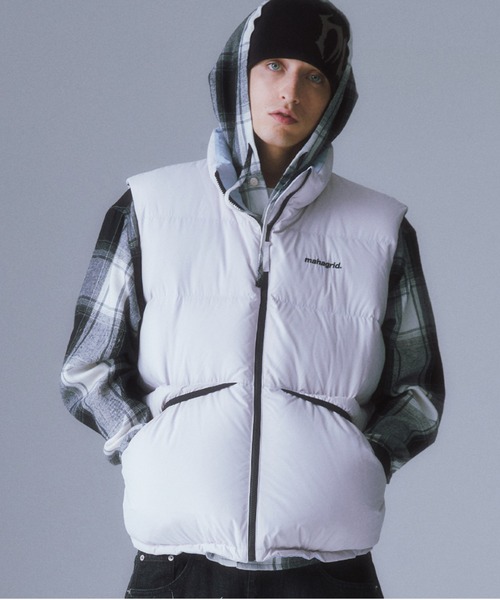 mahagrid/マハグリッド』REVERSIBLE DOWN VEST/リバーシブルダウン