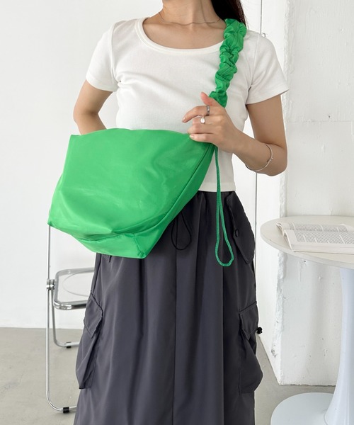 セール】ナイロンドローコードショルダーバッグ（ショルダー