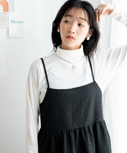 WEGO(ウィゴー)の「WEGO/タートルロンT(Tシャツ/カットソー・レディース・ホワイト/ブラック/ホワイト系その他5・FREE)」の7枚目の写真