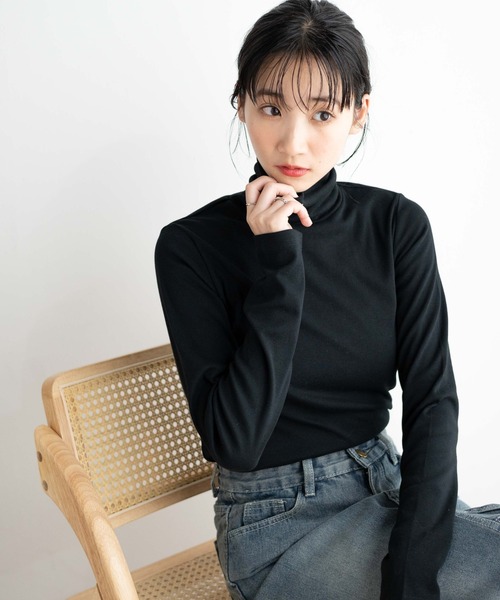 WEGO(ウィゴー)の「WEGO/タートルロンT(Tシャツ/カットソー・レディース・ホワイト/ブラック/ホワイト系その他5・FREE)」の10枚目の写真