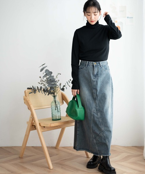 WEGO(ウィゴー)の「WEGO/タートルロンT(Tシャツ/カットソー・レディース・ホワイト/ブラック/ホワイト系その他5・FREE)」の11枚目の写真