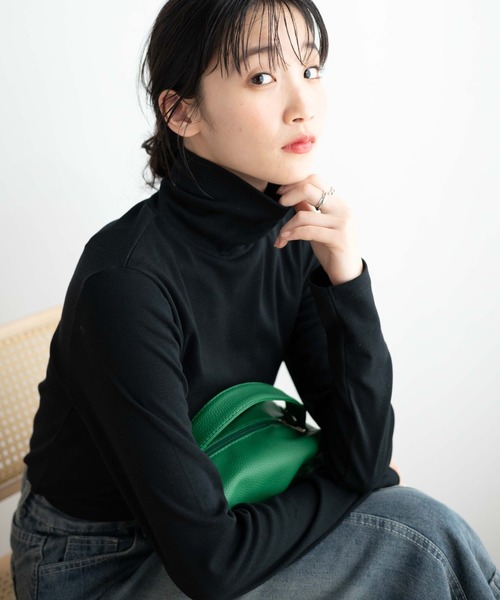 WEGO(ウィゴー)の「WEGO/タートルロンT(Tシャツ/カットソー・レディース・ホワイト/ブラック/ホワイト系その他5・FREE)」の19枚目の写真