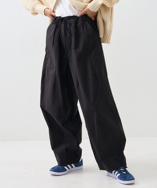 FREAK'S STORE(フリークスストア)の「ミリタリー バルーンパンツ/カーブパンツ/イージーパンツ(カーゴパンツ・レディース・ピンク/オリーブ/ブラック/オフホワイト・フリ-)」の3枚目の写真