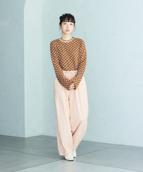 FREAK'S STORE(フリークスストア)の「ミリタリー バルーンパンツ/カーブパンツ/イージーパンツ(カーゴパンツ・レディース・ピンク/オリーブ/ブラック/オフホワイト・フリ-)」の13枚目の写真