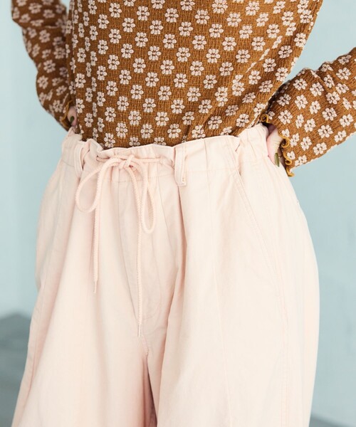 FREAK'S STORE(フリークスストア)の「ミリタリー バルーンパンツ/カーブパンツ/イージーパンツ(カーゴパンツ・レディース・ピンク/オリーブ/ブラック/オフホワイト・フリ-)」の19枚目の写真