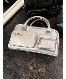 スタンプロゴアウトポケットバッグ