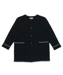 アウターニット ボタンコーディガン