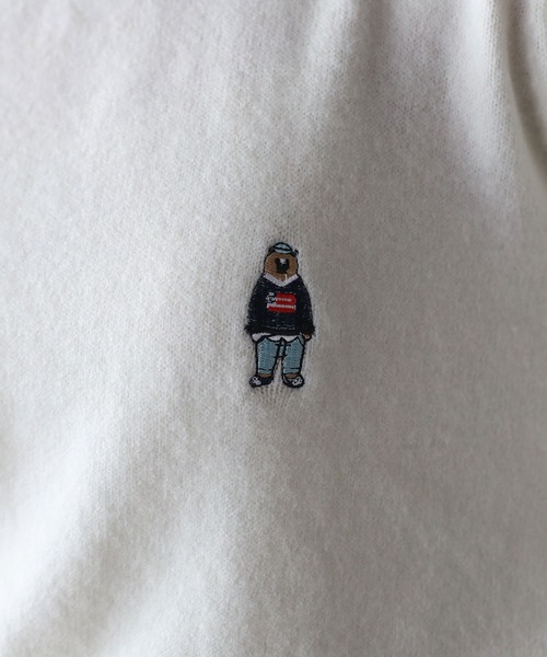 Riberry（リベリー）の「ベアー胸刺繍ウールタッチニット（ニット/セーター・レディース・ブラウン/ブラック/オフホワイト・FREE）」の20枚目の写真