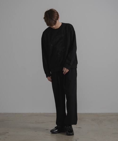 KUUUPY（クーピー）の「KUUUPY × Nagatsuka 蛙刺繍裏毛スウェット（スウェット・メンズ・グレー/ブラック・LARGE/MEDIUM/SMALL）」の14枚目の写真