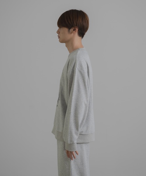 KUUUPY（クーピー）の「KUUUPY × Nagatsuka 蛙刺繍裏毛スウェット（スウェット・メンズ・グレー/ブラック・LARGE/MEDIUM/SMALL）」の9枚目の写真