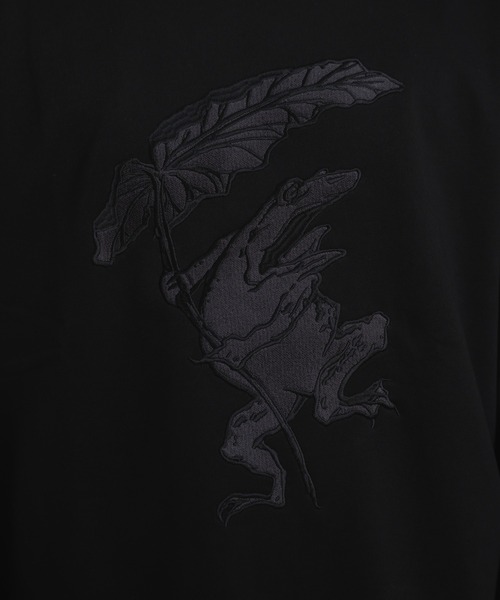 KUUUPY（クーピー）の「KUUUPY × Nagatsuka 蛙刺繍裏毛スウェット（スウェット・メンズ・グレー/ブラック・LARGE/MEDIUM/SMALL）」の7枚目の写真