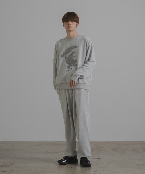 KUUUPY（クーピー）の「KUUUPY × Nagatsuka 蛙刺繍裏毛スウェット（スウェット・メンズ・グレー/ブラック・LARGE/MEDIUM/SMALL）」の17枚目の写真