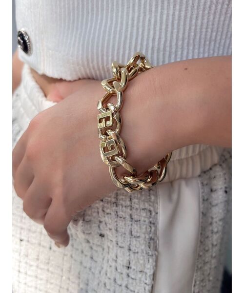 GYDA（ジェイダ）の「JEYSUS GG chain ブレスレット（ブレスレット・レディース・ゴールド/シルバー・FREE）」の3枚目の写真
