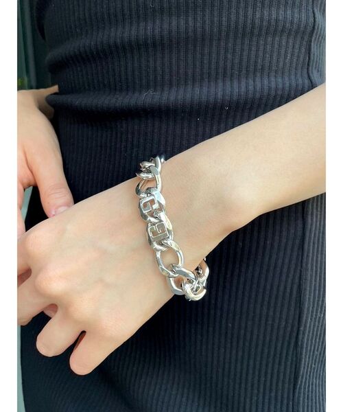 GYDA（ジェイダ）の「JEYSUS GG chain ブレスレット（ブレスレット・レディース・ゴールド/シルバー・FREE）」の4枚目の写真