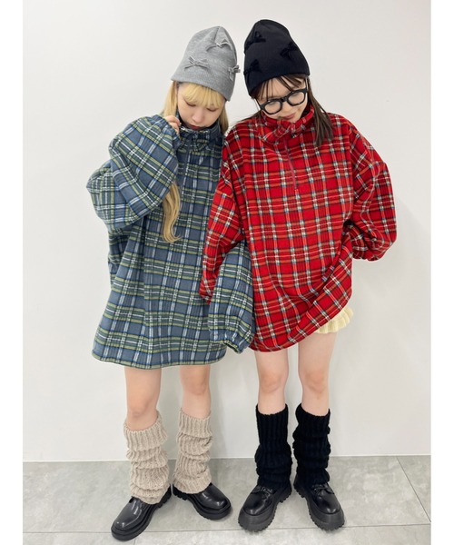 WC（ダブル シー）の「リボンビーニー（ニットキャップ/ビーニー・レディース・グレー/ホワイト/ブラック・FREE）」の13枚目の写真