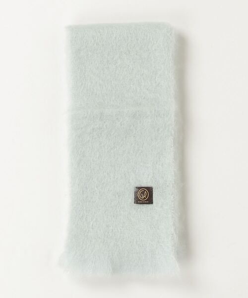 MANTAS EZCARAY（マンタスエスカライ）の「【814EZCARAY】FOLARD　MOHAIR（マフラー・レディース・キャメル/イエロー/ベージュ/ホワイト/サックスブルー・FREE）」の3枚目の写真