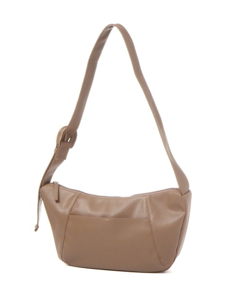 studio CLIP（スタディオクリップ）の「合皮クロワッサンバッグ（ショルダーバッグ・レディース・ブラック/ライトベージュ/モカ・FREE）」の13枚目の写真