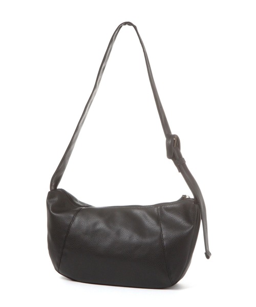 studio CLIP（スタディオクリップ）の「合皮クロワッサンバッグ（ショルダーバッグ・レディース・ブラック/ライトベージュ/モカ・FREE）」の18枚目の写真