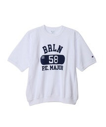 【Champion/チャンピオン】メンズ リバースウィーブ(R) ハーフスリーブクルーネックスウェットシャツ