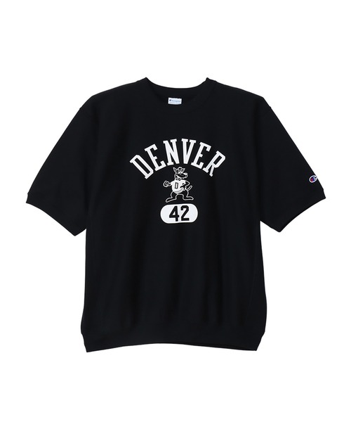 【セール】【Champion/チャンピオン】メンズ リバースウィーブ(R) ハーフスリーブクルーネックスウェットシャツ（Tシャツ/カットソー）｜Champion（チャンピオン）