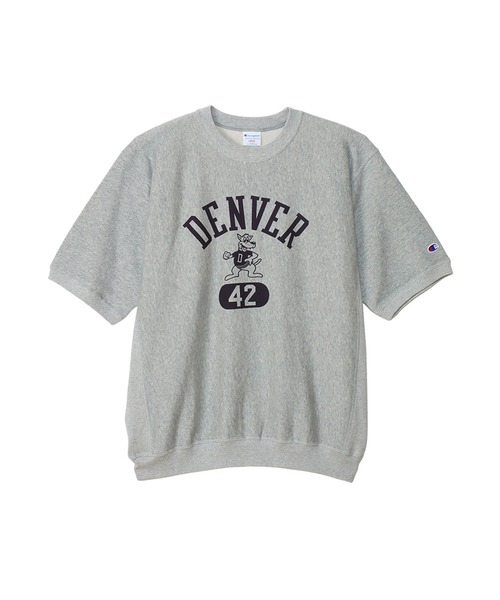 Champion(チャンピオン)の「【Champion/チャンピオン】メンズ リバースウィーブ(R) ハーフスリーブクルーネックスウェットシャツ(Tシャツ/カットソー・メンズ・ホワイト/ネイビー/グレー/ダークブラック/ペールイエロー/ブラウン系・MEDIUM/LARGE/X-LARGE)」の18枚目の写真