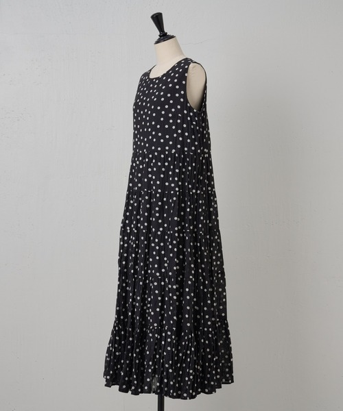 BEARDSLEY（ビアズリー）の「クリンクルドットワンピース（ワンピース・レディース・ブラック・FREE）」の11枚目の写真