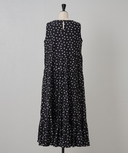 BEARDSLEY（ビアズリー）の「クリンクルドットワンピース（ワンピース・レディース・ブラック・FREE）」の13枚目の写真