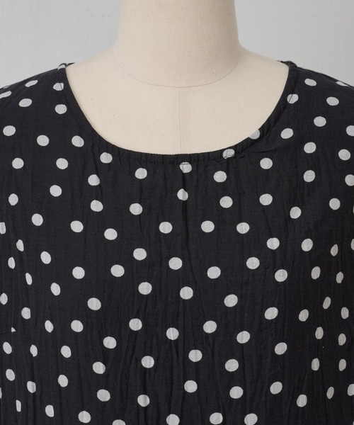 BEARDSLEY（ビアズリー）の「クリンクルドットワンピース（ワンピース・レディース・ブラック・FREE）」の14枚目の写真