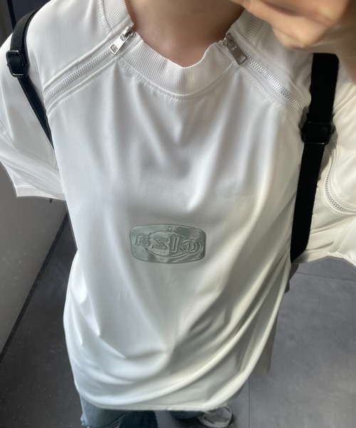 B.R.U(ブル)の「シルバーマークポイントTシャツ(Tシャツ/カットソー・メンズ・ブラック/ホワイト・FREE)」の12枚目の写真