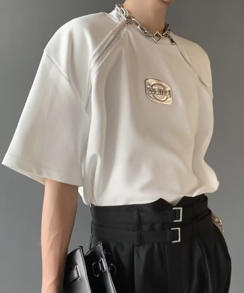 B.R.U(ブル)の「シルバーマークポイントTシャツ(Tシャツ/カットソー・メンズ・ブラック/ホワイト・FREE)」の14枚目の写真