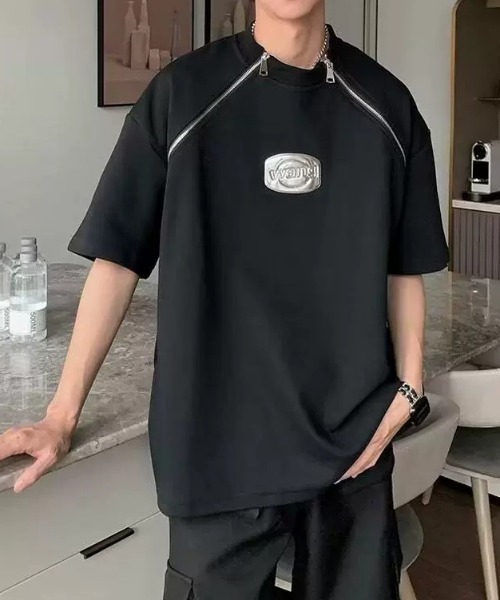 B.R.U(ブル)の「シルバーマークポイントTシャツ(Tシャツ/カットソー・メンズ・ブラック/ホワイト・FREE)」の21枚目の写真