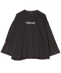 Big long sleeve printed T-shirt / プリント入りビッグ長袖Tシャツ unisex