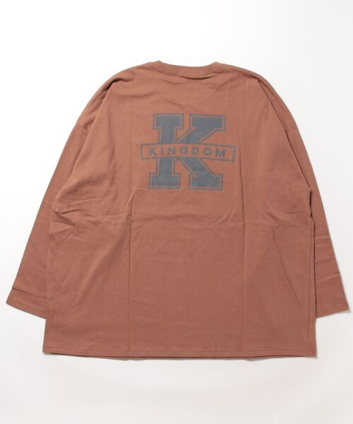 FUNALIVE(ファンアライブ)の「Big long sleeve printed T-shirt / プリント入りビッグ長袖Tシャツ unisex(Tシャツ/カットソー・メンズ・ネイビー系/ホワイト系/ネイビー/ホワイト/チャコールグレー/ベージュ系/杢グレー/ブラック/モカ/ミント/ベージュ/チャコール/ライトグリーン/ブルー/ラベンダー/ブラック系・XL/L/M)」の20枚目の写真