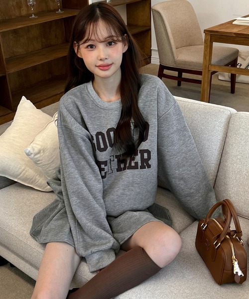 新品未使用　ヒスミニ　ロンパース　秋冬　トレーナー　セットアップ　フリー セール】[お気に入り登録数40,000突破！]【2点SET・着用動画あり・裏