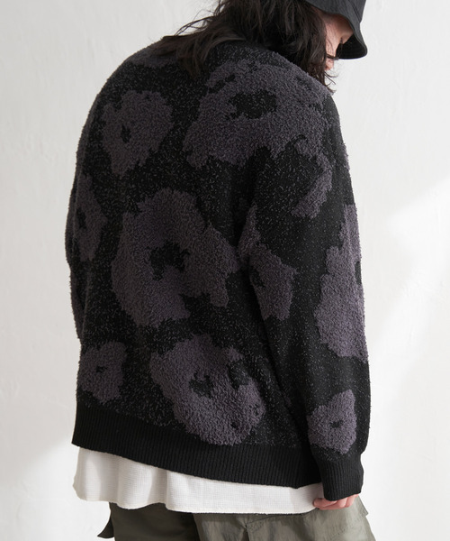 VENCEEXCHANGE（ヴァンスエクスチェンジ）の「ジャガードユニセックスプルオーバー（ニット/セーター・メンズ・ブラック/グレー/ホワイト・M）」の17枚目の写真