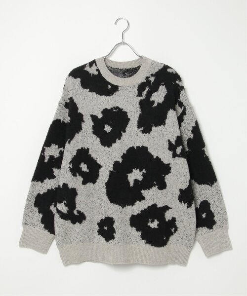 VENCEEXCHANGE（ヴァンスエクスチェンジ）の「ジャガードユニセックスプルオーバー（ニット/セーター・メンズ・ブラック/グレー/ホワイト・M）」の22枚目の写真
