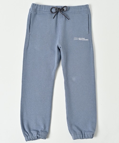 EAST END HIGHLANDERS(イーストエンドハイランダーズ)の「East End Highlanders / スウェットロングパンツ<130-150cm>(スウェットパンツ・キッズ・ブルー/サーモンピンク・130/140)」の5枚目の写真