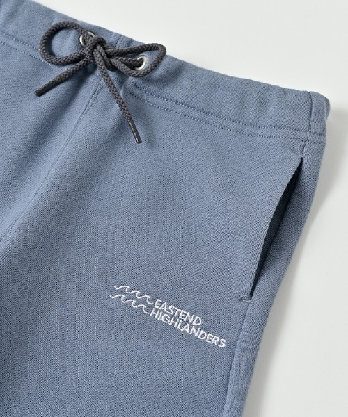 EAST END HIGHLANDERS(イーストエンドハイランダーズ)の「East End Highlanders / スウェットロングパンツ<130-150cm>(スウェットパンツ・キッズ・ブルー/サーモンピンク・130/140)」の6枚目の写真