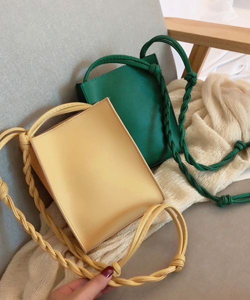 Miniministore(ミニミニストア)の「ショルダーバッグ スクエア型 小さめ(ショルダーバッグ・レディース・ミント/アイボリー/ブラック/グリーン/ライトイエロー・FREE)」の9枚目の写真