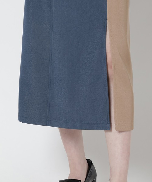 REDYAZEL（レディアゼル）の「バイカラージップジャンスカ（ジャンパースカート・レディース・ブルー/ベージュ/ネイビー・FREE）」の21枚目の写真