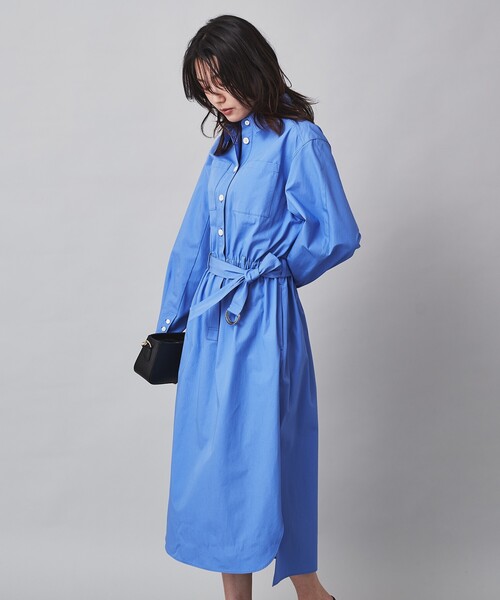 【セール】【きれいめカジュアル／洗える】コットンシャツワンピース（ワンピース）｜UNTITLED（アンタイトル）