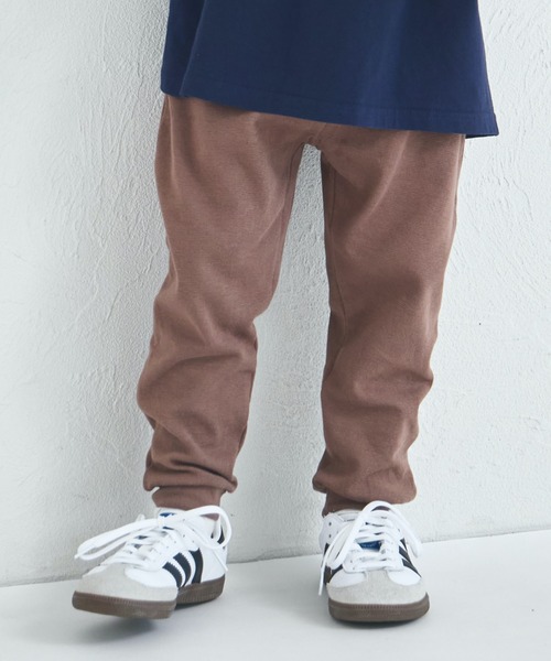 しなやかストレッチ】ユニセックス 無地 総柄 サルエルパンツ（その他