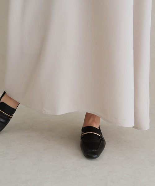 Social GIRL(ソーシャルガール)の「キャミフレアワンピース(ワンピース・レディース・ブラック/アイボリー/モカ・M)」の20枚目の写真