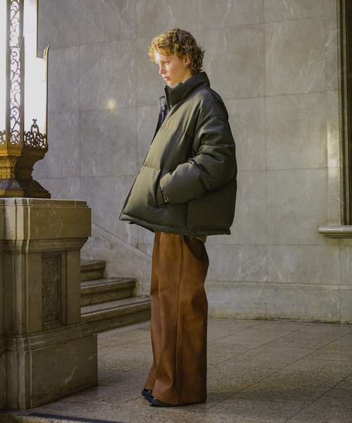 CASPER JOHN(キャスパージョン)の「Reversible down jacket/リバーシブルダウンジャケット(ダウンジャケット/コート・メンズ・ブラック/ブラウン/グレー・SMALL/X-SMALL/LARGE/MEDIUM)」の11枚目の写真