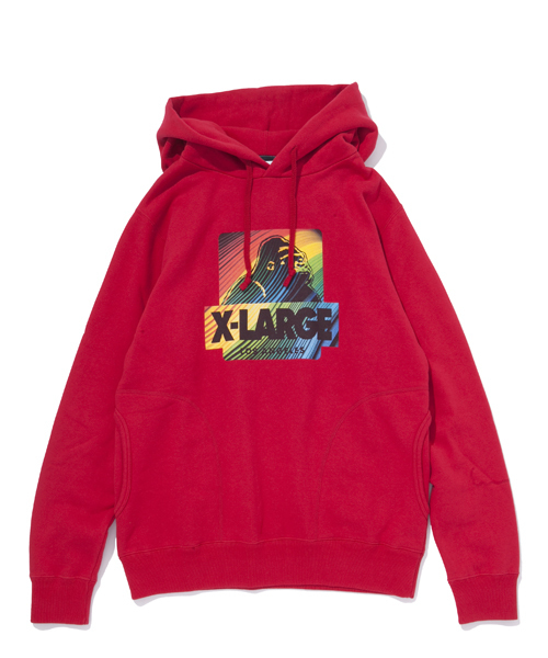 XLARGE（エクストララージ）の「ACTIVE OG PULLOVER HOODED SWEAT（パーカー・メンズ・ブラック/アッシュグレー/ダークグリーン/ネイビー/レッド・SMALL/X-LARGE/MEDIUM/LARGE）」の5枚目の写真