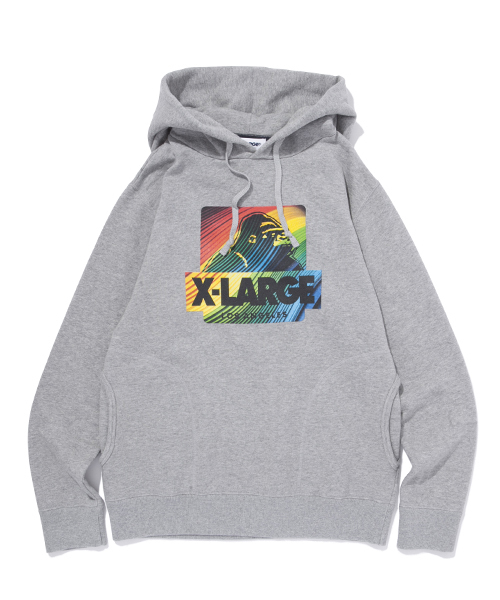 XLARGE（エクストララージ）の「ACTIVE OG PULLOVER HOODED SWEAT（パーカー・メンズ・ブラック/アッシュグレー/ダークグリーン/ネイビー/レッド・SMALL/X-LARGE/MEDIUM/LARGE）」の2枚目の写真