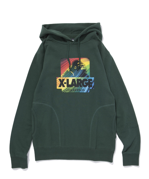 XLARGE（エクストララージ）の「ACTIVE OG PULLOVER HOODED SWEAT（パーカー・メンズ・ブラック/アッシュグレー/ダークグリーン/ネイビー/レッド・SMALL/X-LARGE/MEDIUM/LARGE）」の3枚目の写真